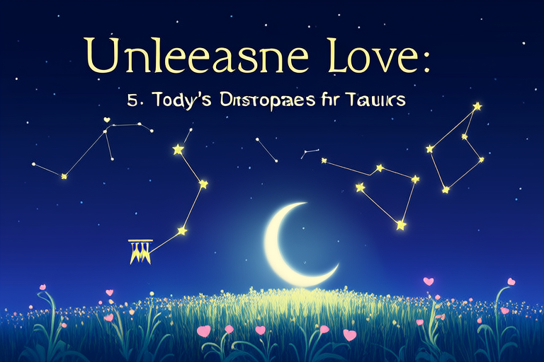 Unleashing Love: Today’s Horoscope for Taurus
